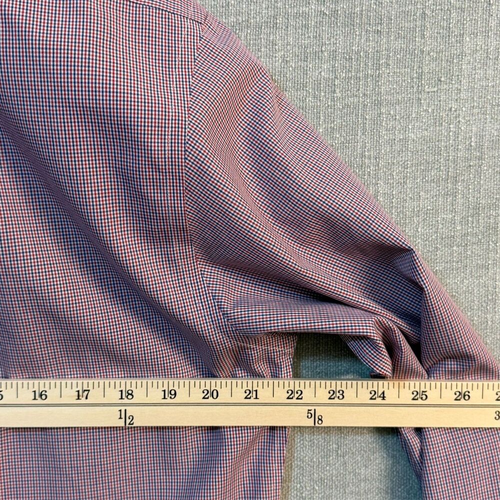 Brooks Brothers Madison Button Up Long Sleeve Supima Non Iron Mens 15-33 Checkrd - Picture 6 of 9